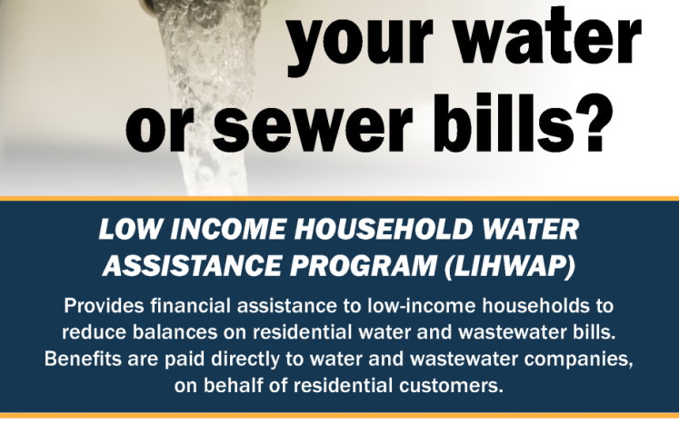 Flyer for Low Income Household Water Assistance