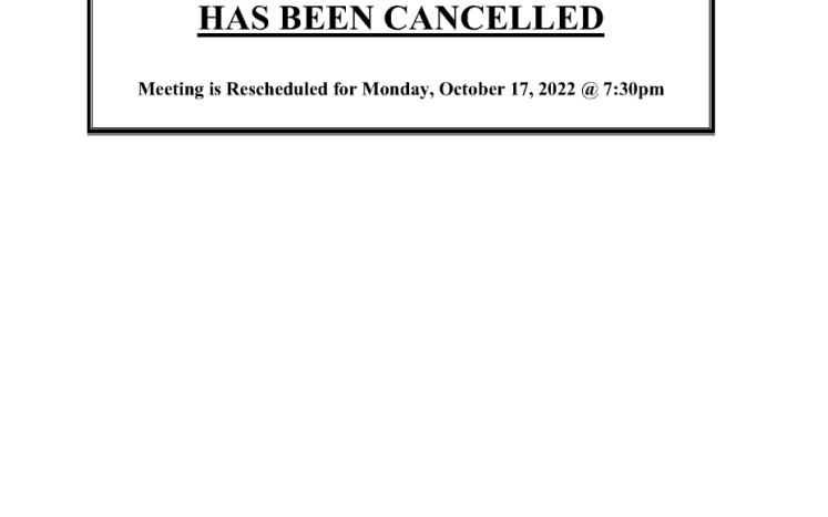 Cancelation notice